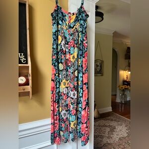 Natural Life Floral Maxi Dress - Multicolor